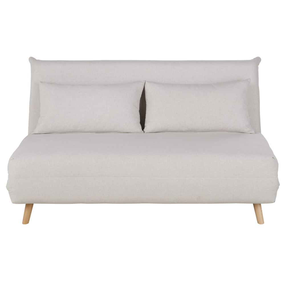 Canapé clic-clac 2 places beige