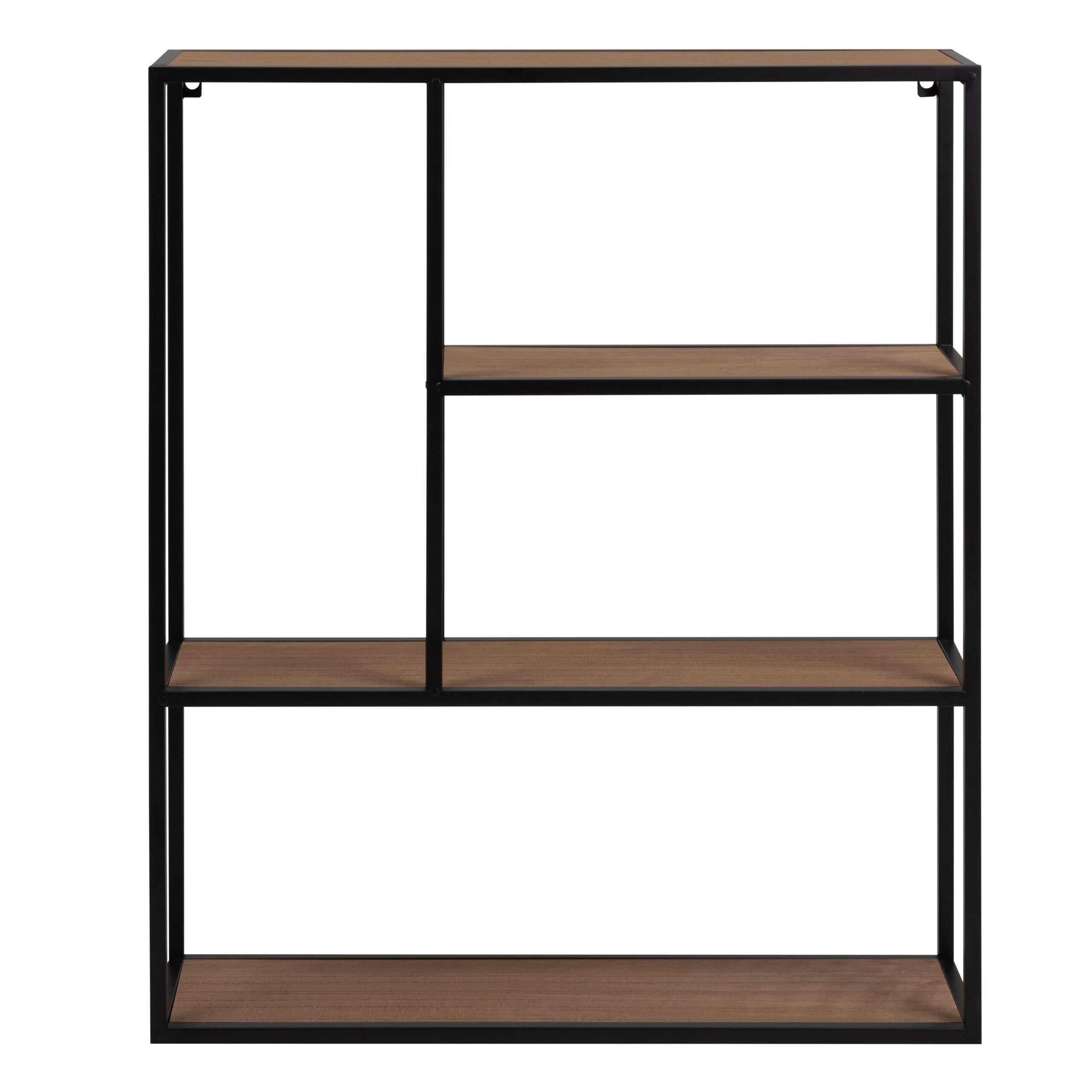 Etagère murale beige et noire