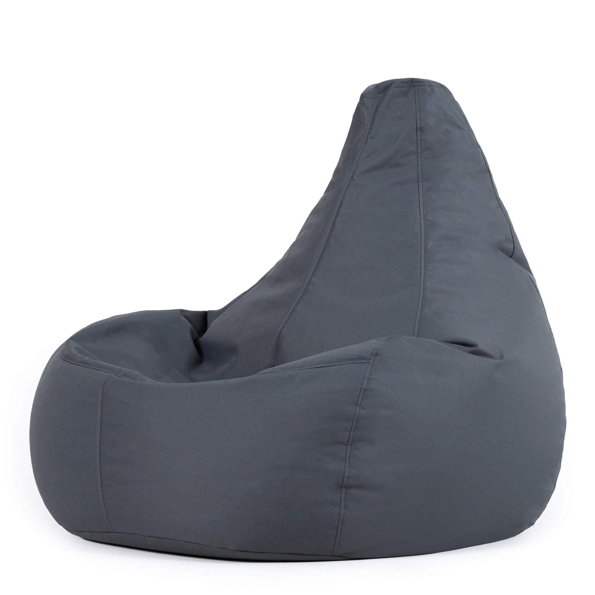Pouf inclinable intérieur et extérieur gris anthracite